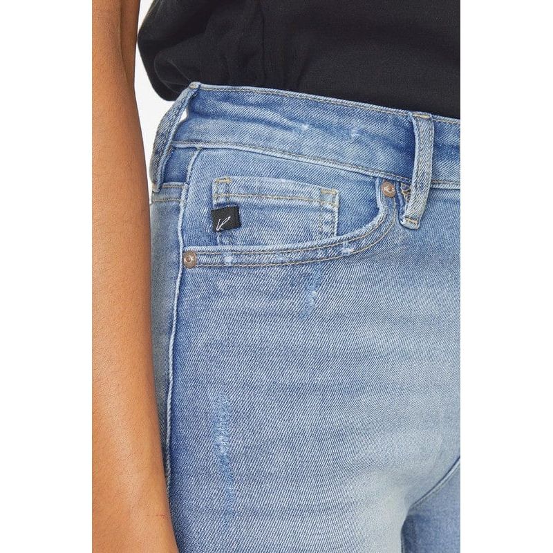 Kancan High Rise Slim Straight Jeans