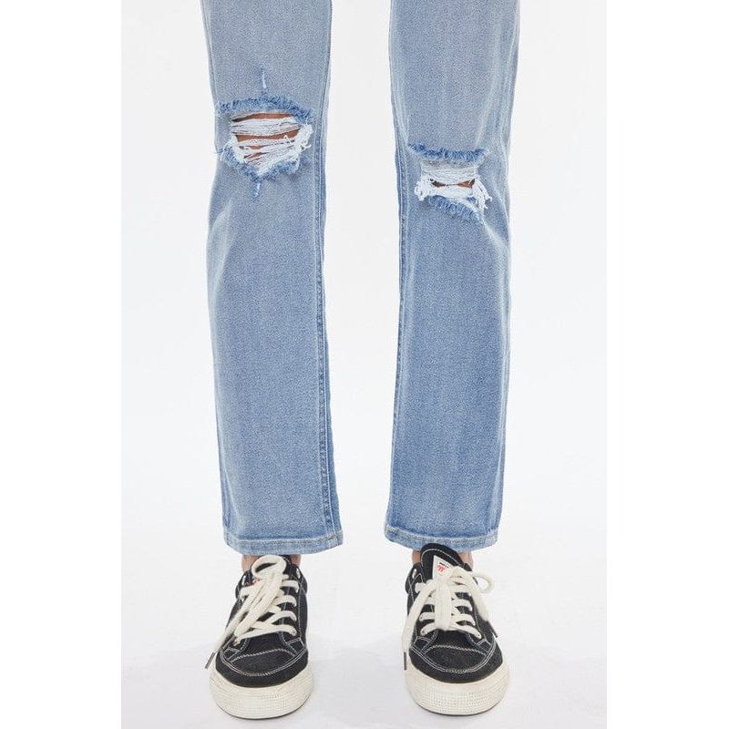 Kancan High Rise Slim Straight Jeans