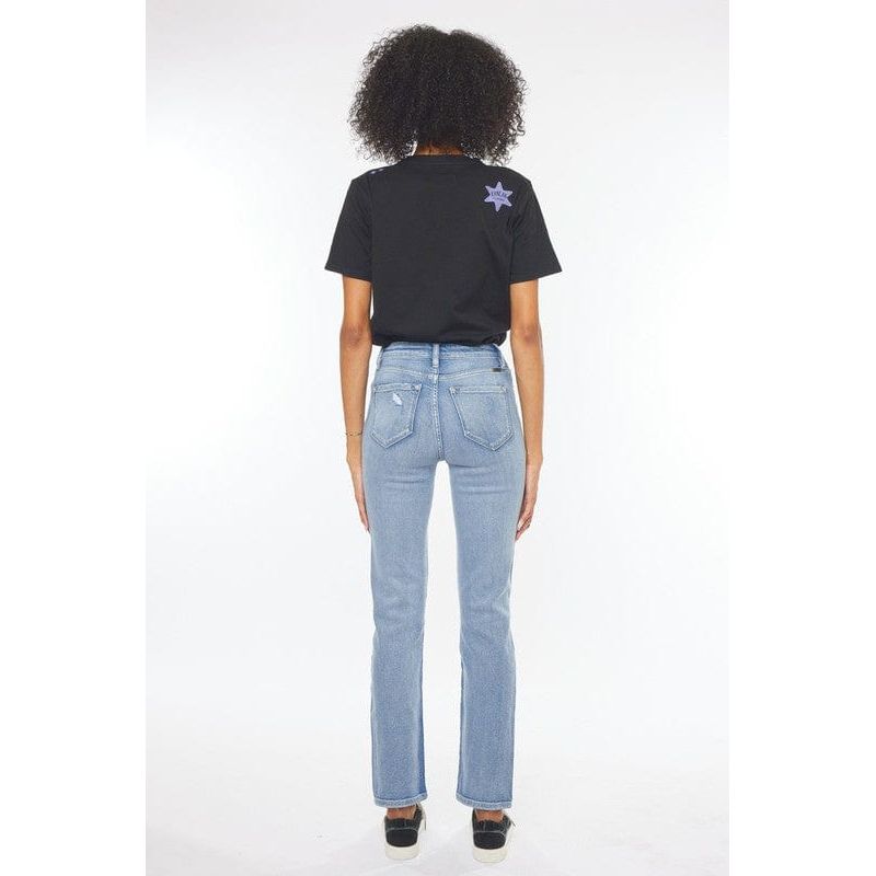 Kancan High Rise Slim Straight Jeans