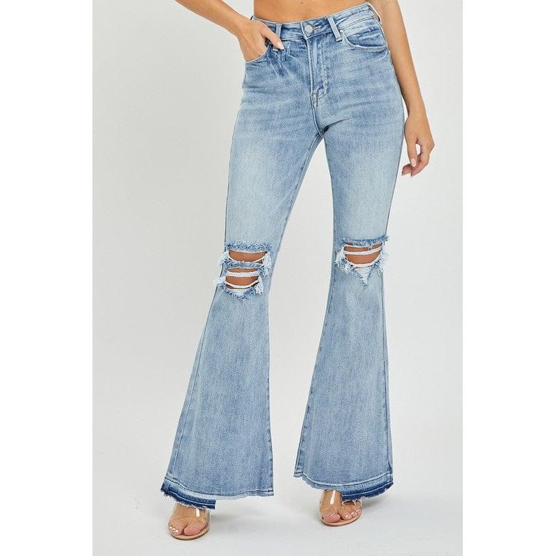 Risen Jeans High Rise Wide Flare Jeans