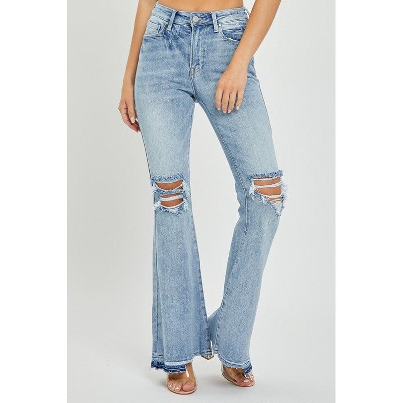 Risen Jeans High Rise Wide Flare Jeans