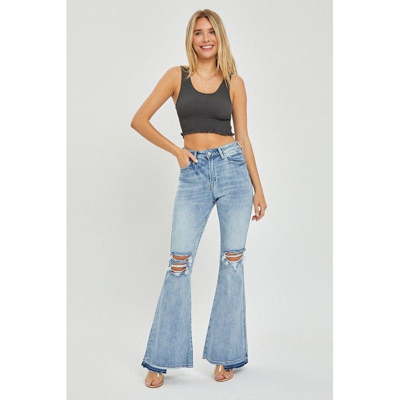 Risen Jeans High Rise Wide Flare Jeans