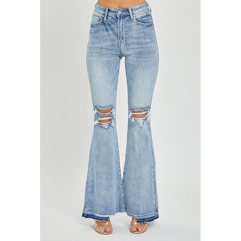 Risen Jeans High Rise Wide Flare Jeans
