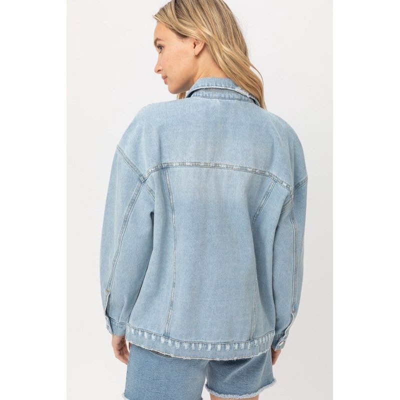 Denim oversized jacket