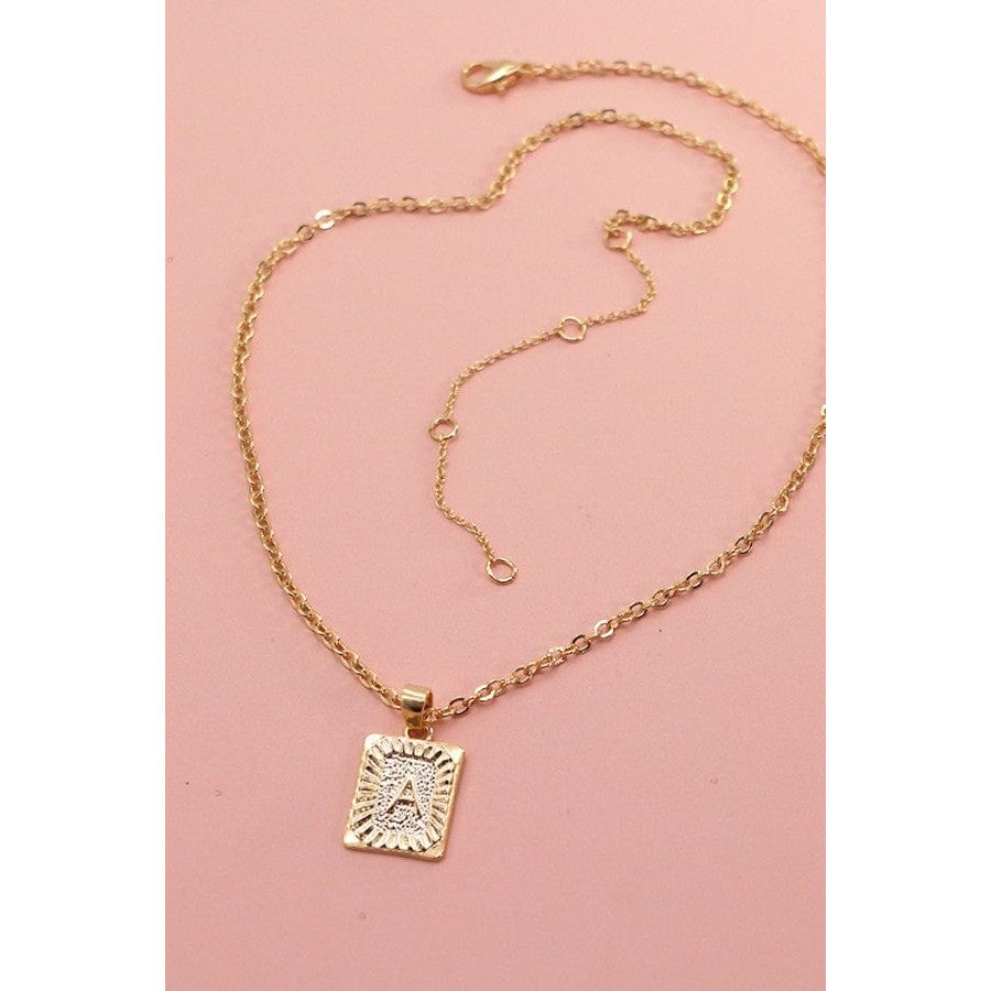 Petite Delicate Initial Pendant Necklace