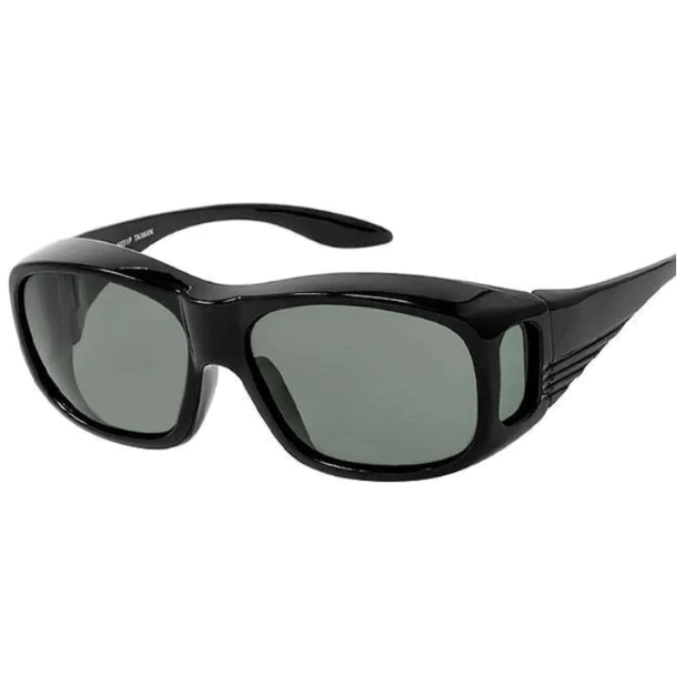 Put-over polarized shield