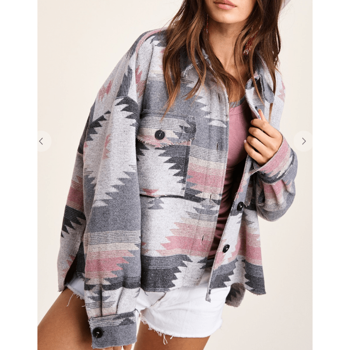 Boho aztec jacket