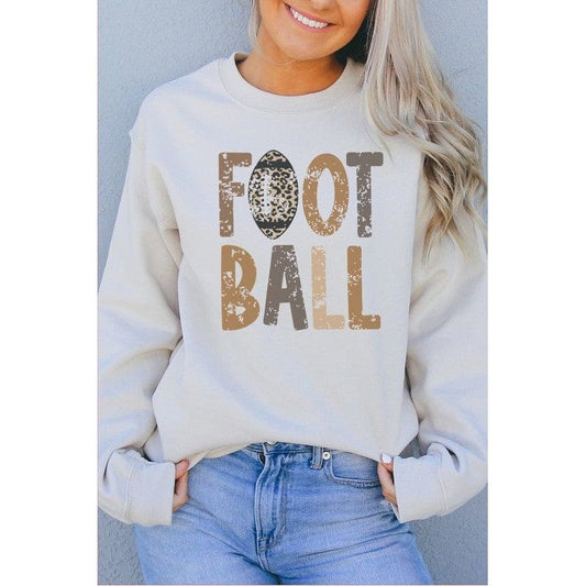 Football Distressed Sweatshirt