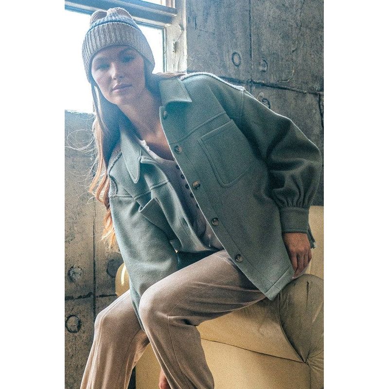 Back aztec graphic detail jacket