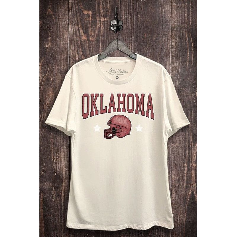 Oklahoma Football Graphic Top