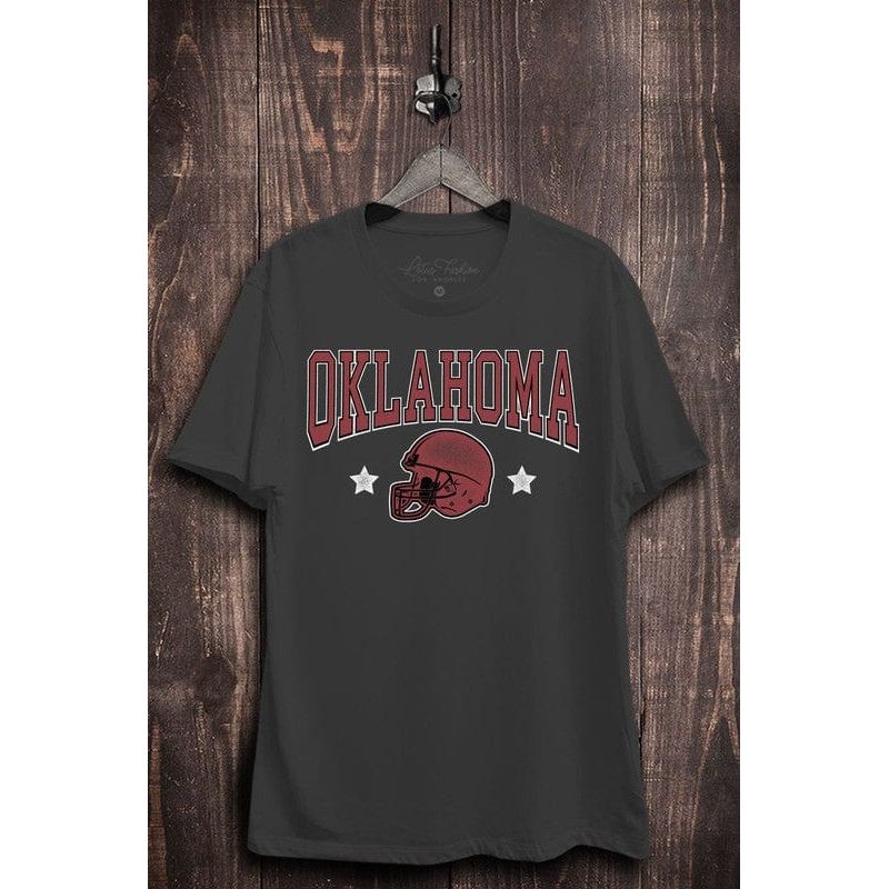 Oklahoma Football Graphic Top