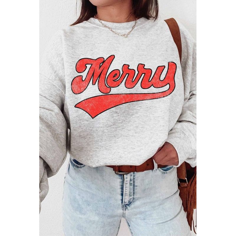 Merry graphic sweatshirt