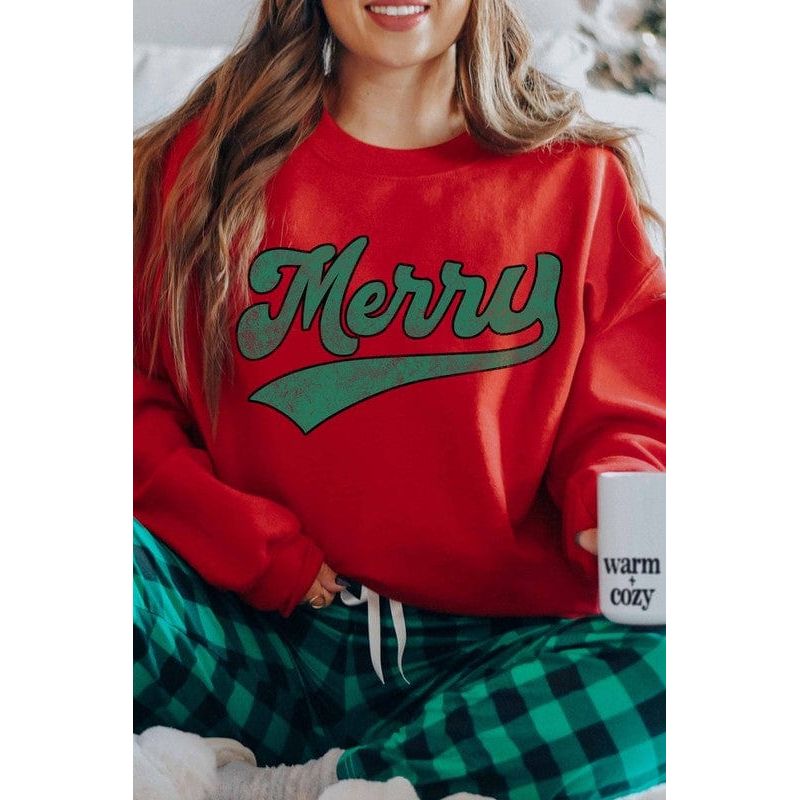 Merry graphic sweatshirt