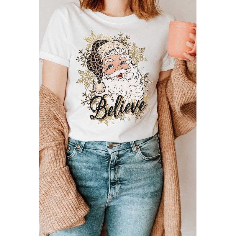 Believe santa graphics top