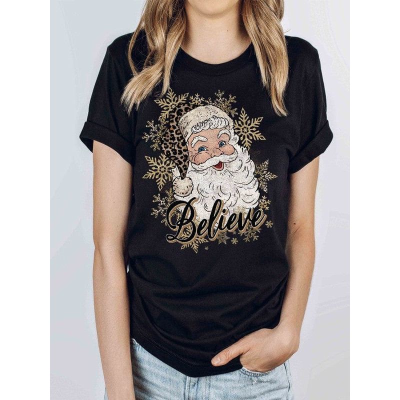 Believe santa graphics top