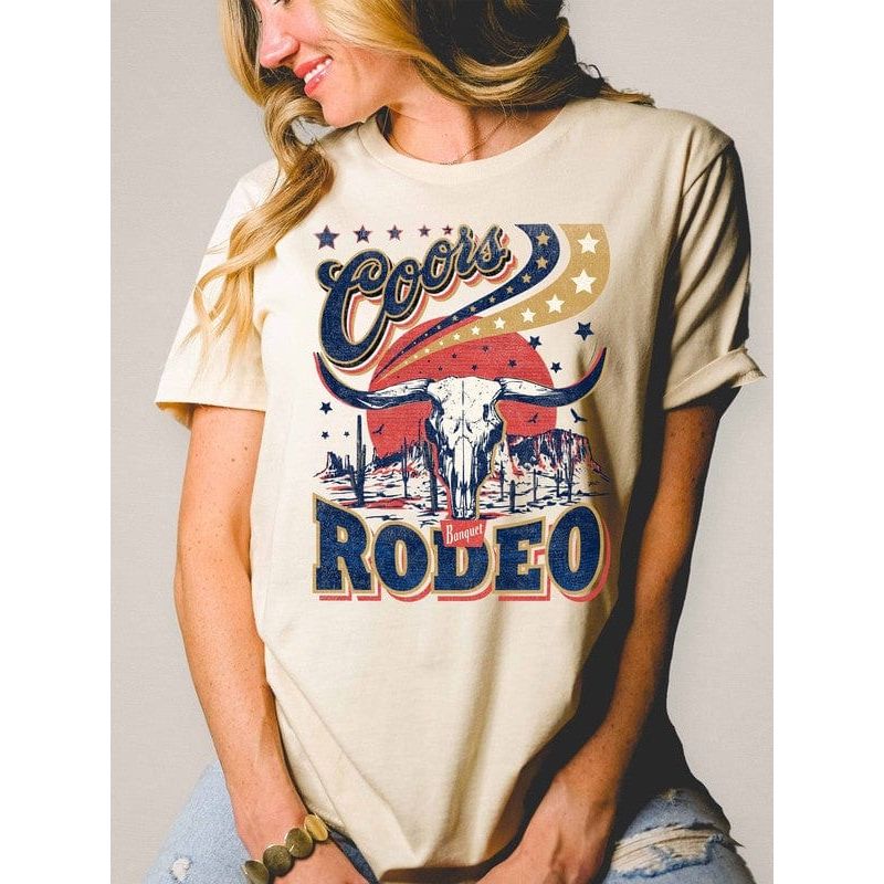 Coors and Rodeo Graphics Top