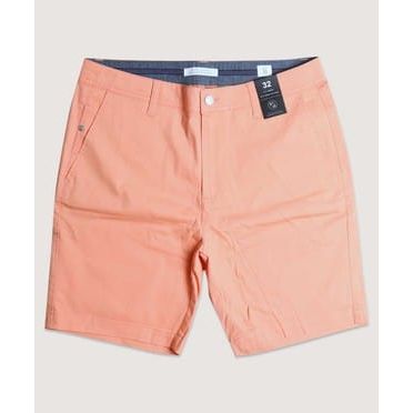 Flat Front Button Shorts