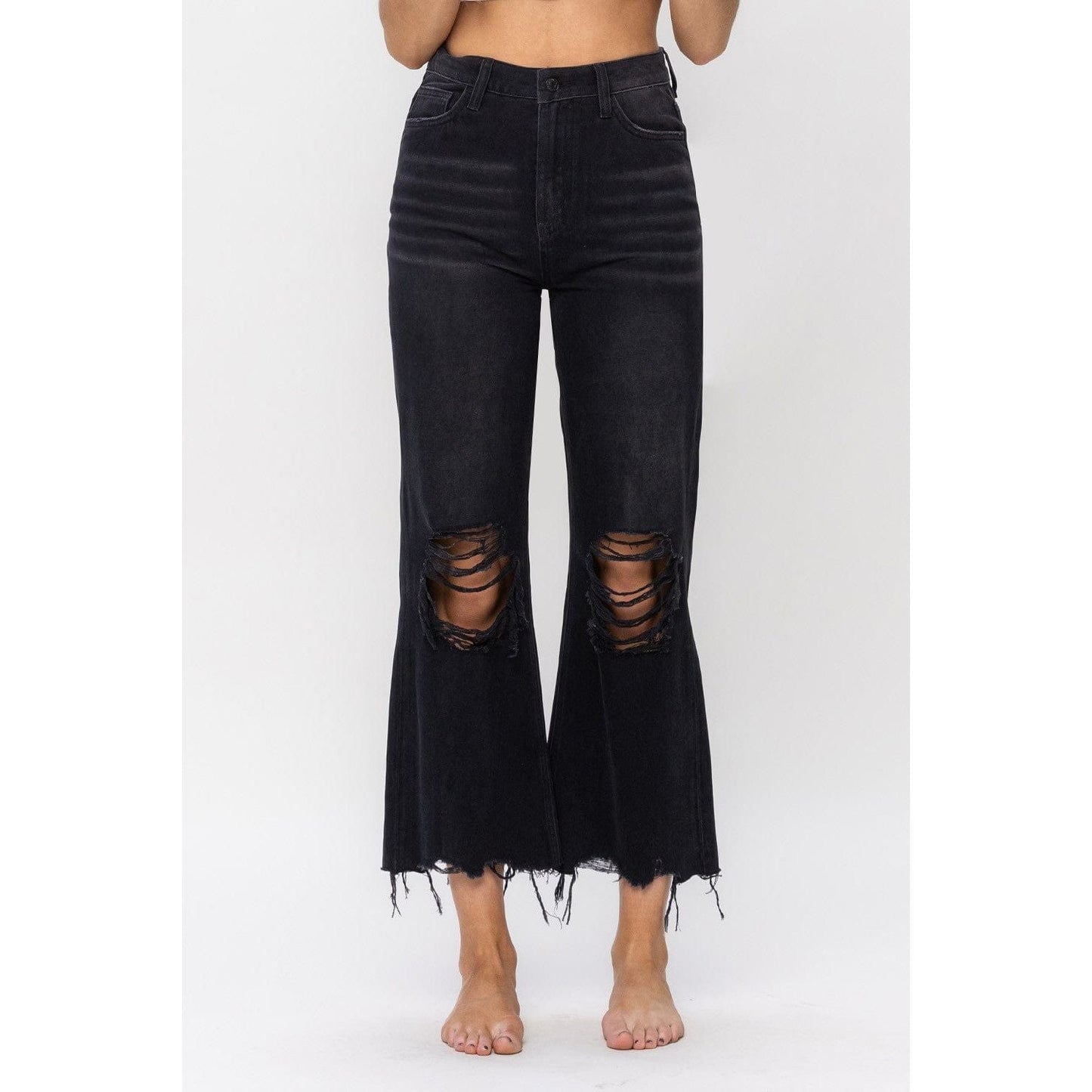 90s Vintage Crop Flare