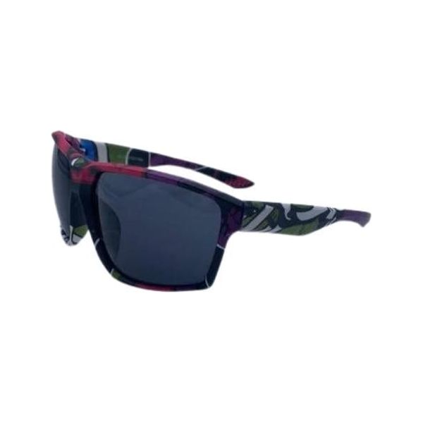 Graphic Sports Wrap Sunglasses