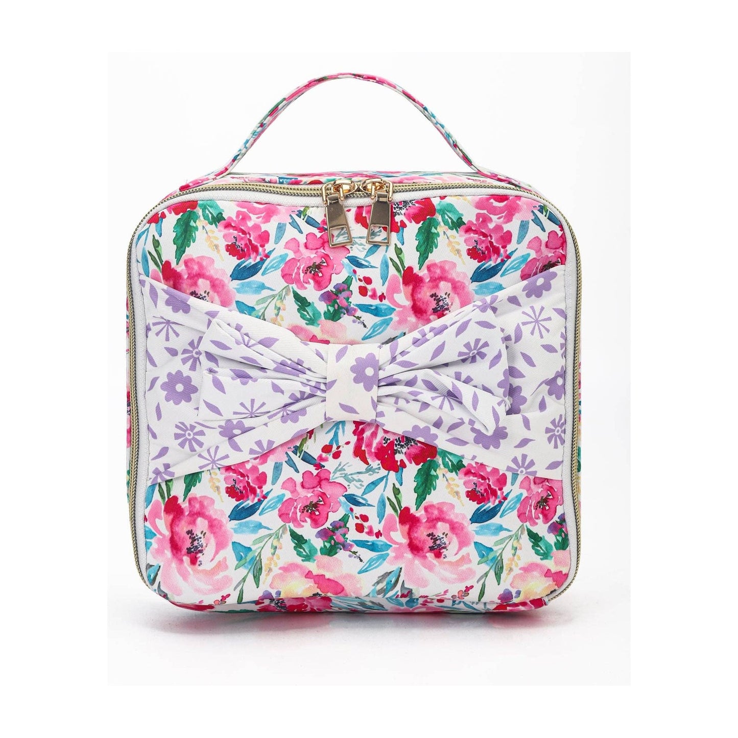 Flower Bow Cute Girls Lunch Boxes Bag