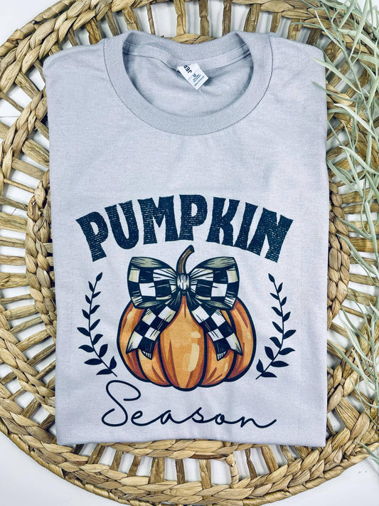 Pumpkin Season Bow (T-Shirt)