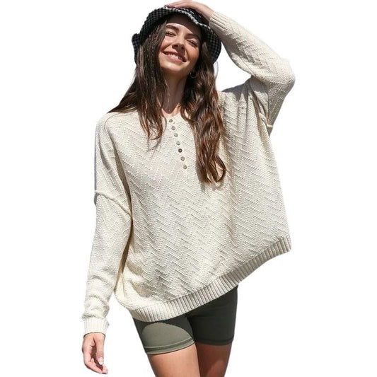 Shaped Knitting Sweater