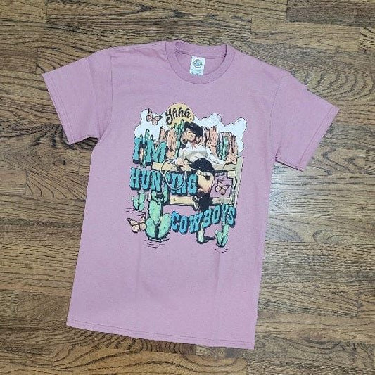 I'm Hunting Cowboys Tee