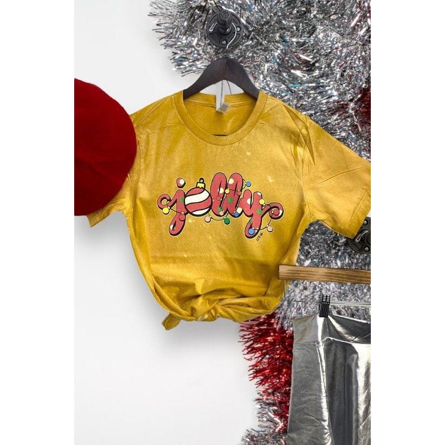 Mustard Jolly Ornament T-Shirt