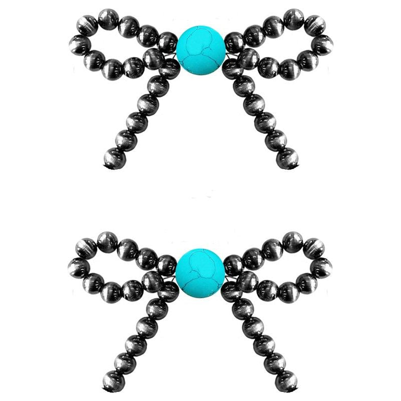 Navajo Pearl Ribbon Stud Earring