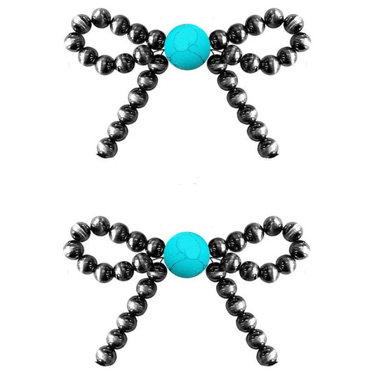 Navajo Pearl Ribbon Stud Earring