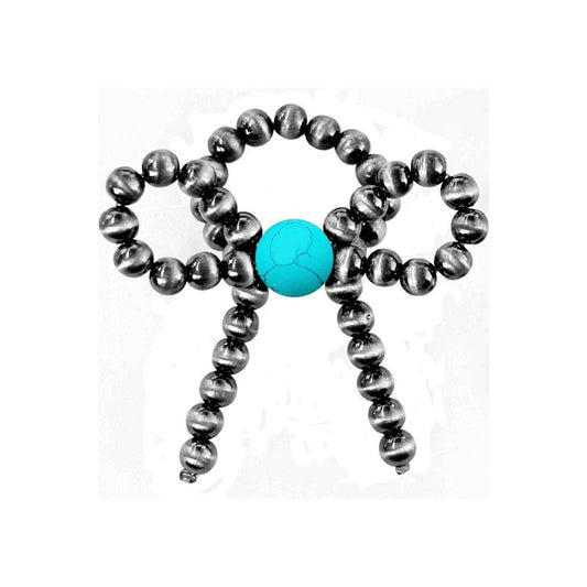 Navajo Pearl Ribbon Stretch Ring