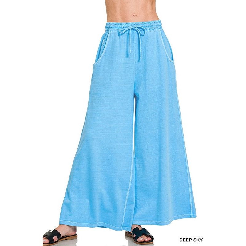 FRENCH TERRY PIGMENT DYE & ENZYME WASH PANTS