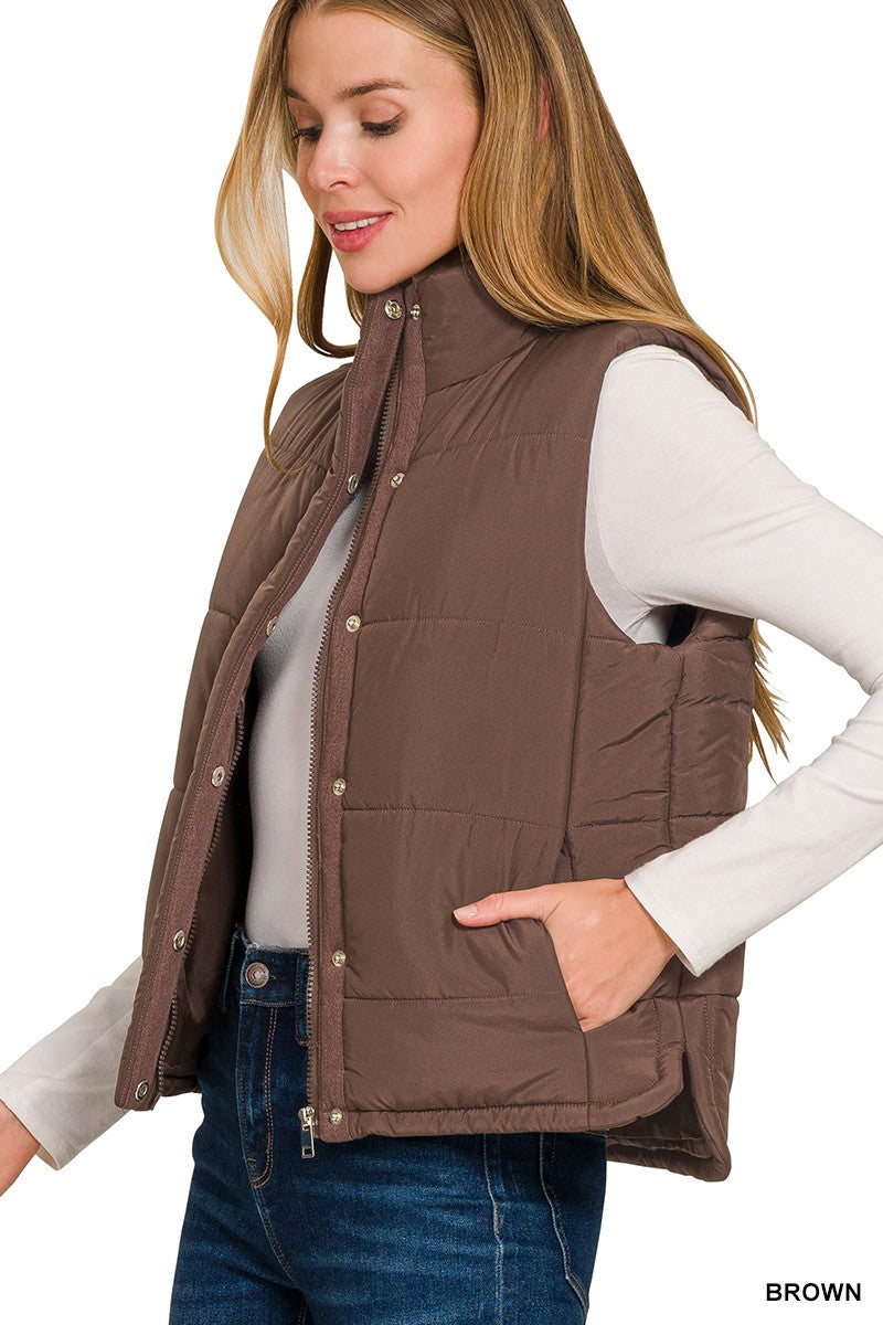Sleeveless Quilted Vest