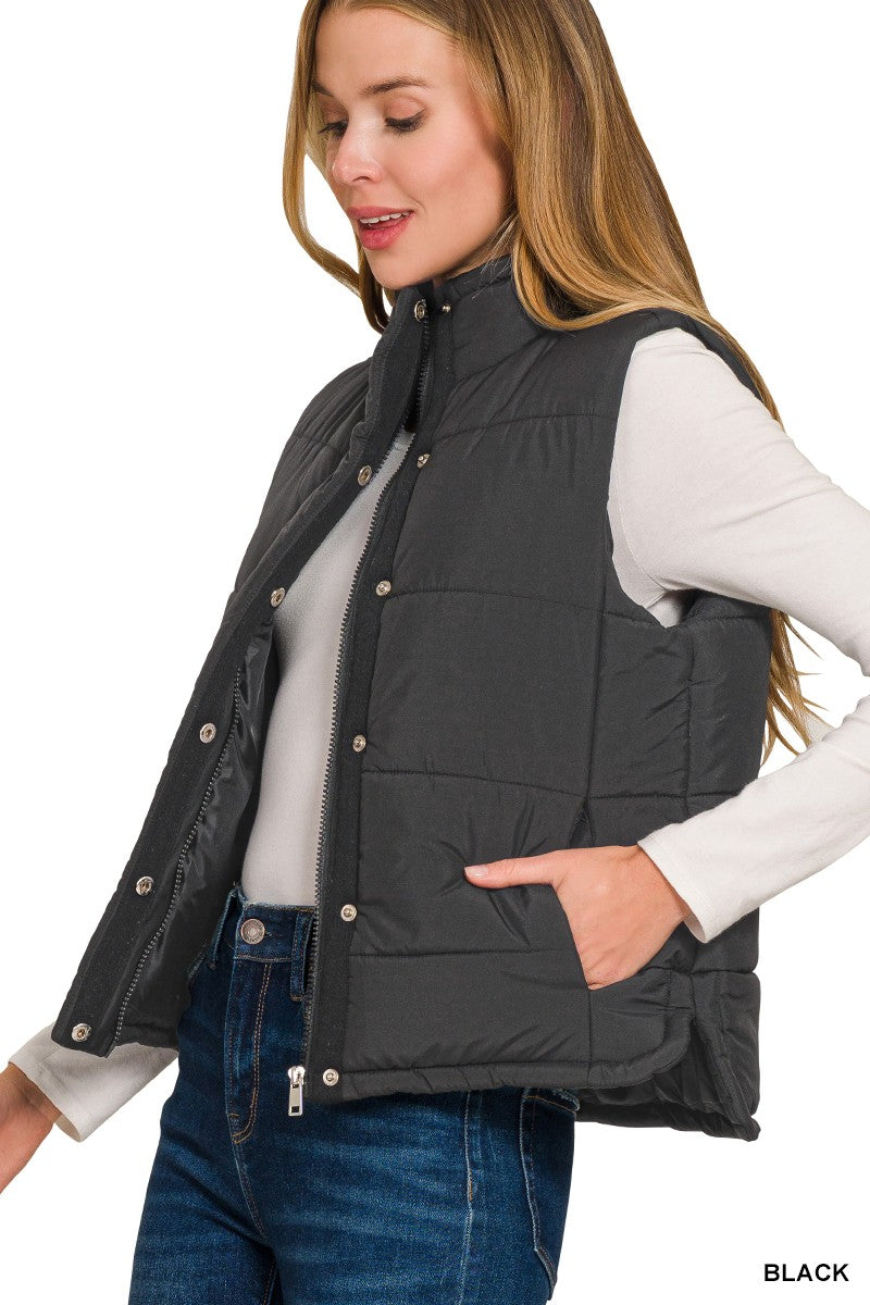 Sleeveless Quilted Vest