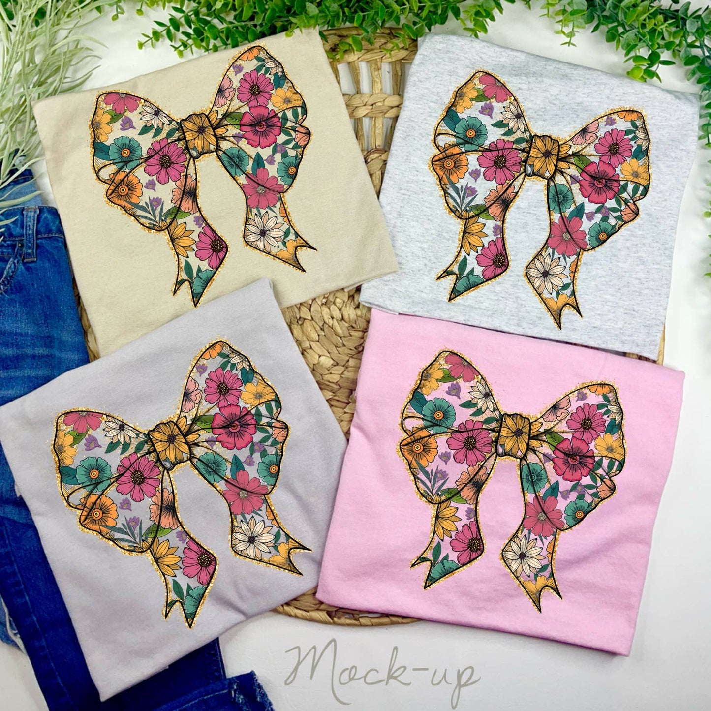 Floral Bow (T-Shirt)