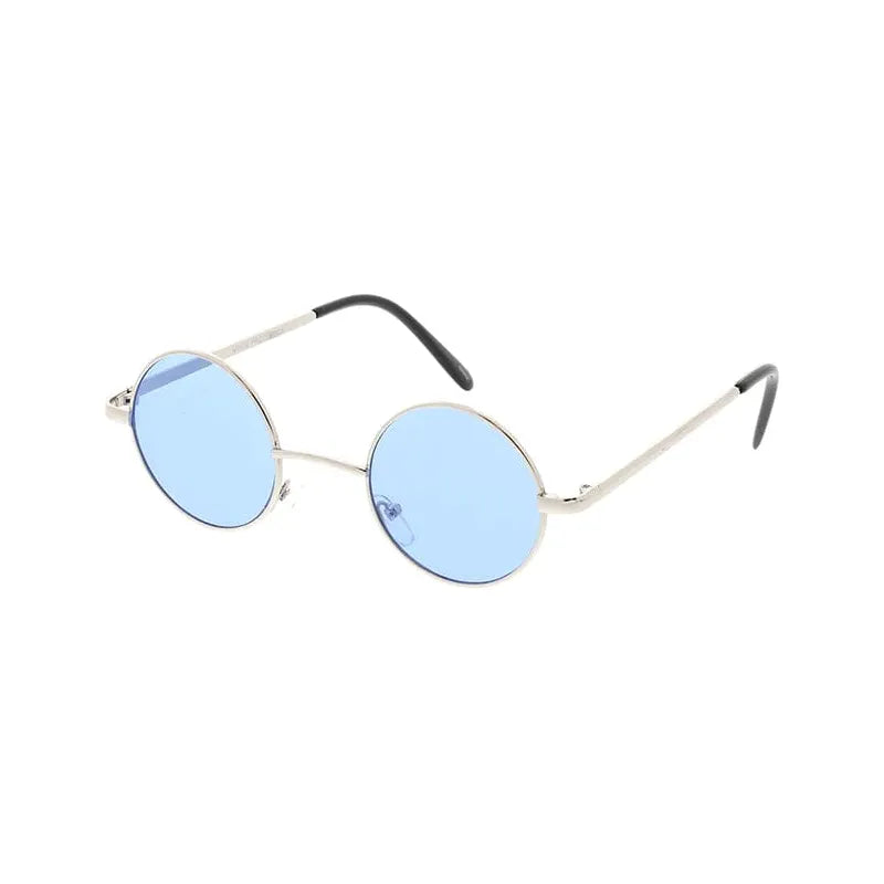 Unisex Metal Round Sunglasses