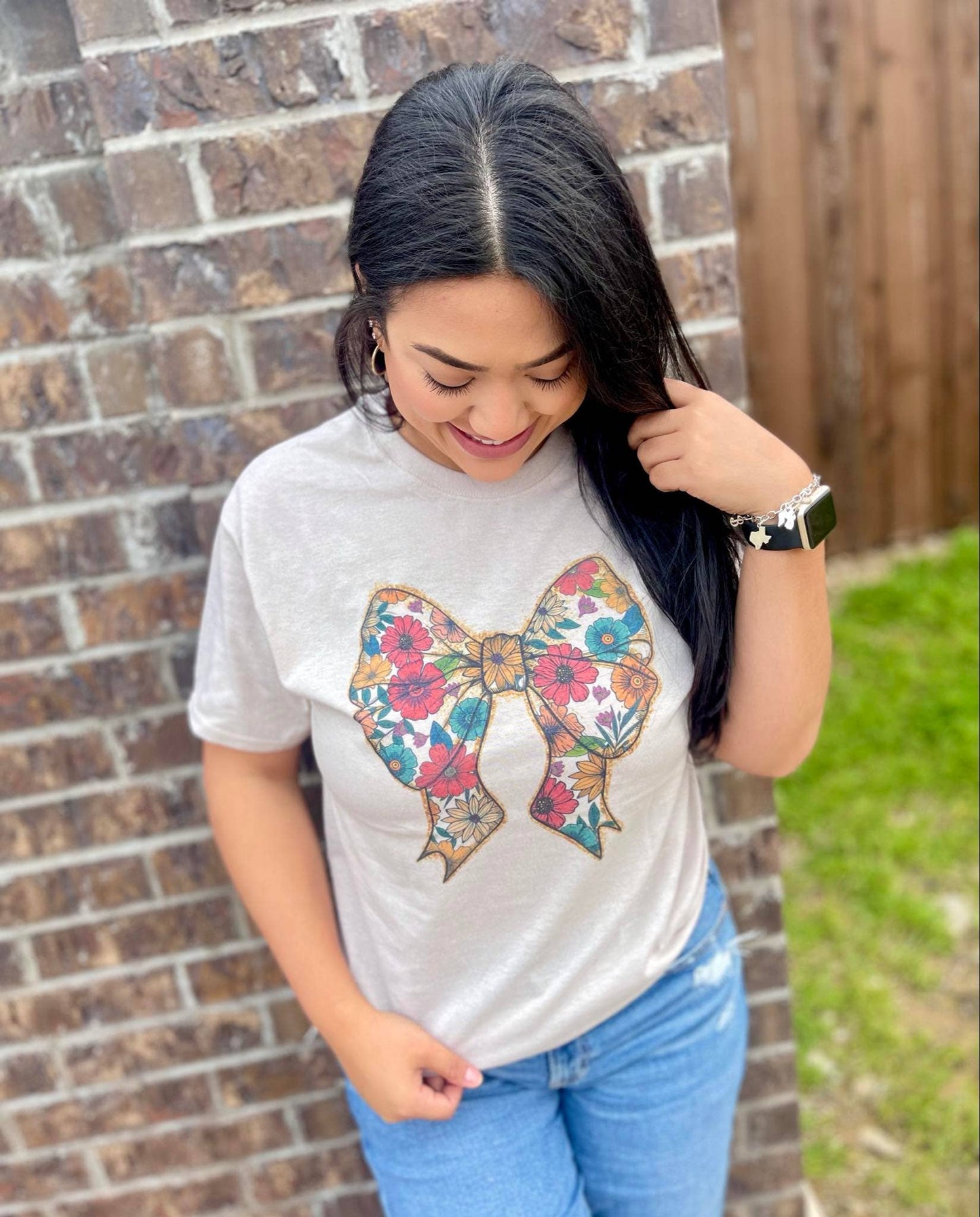Floral Bow (T-Shirt)