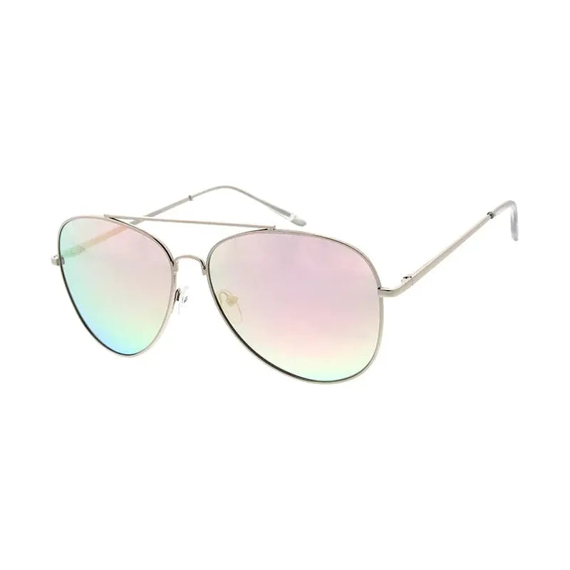 Unisex Large Metal Sunglasses