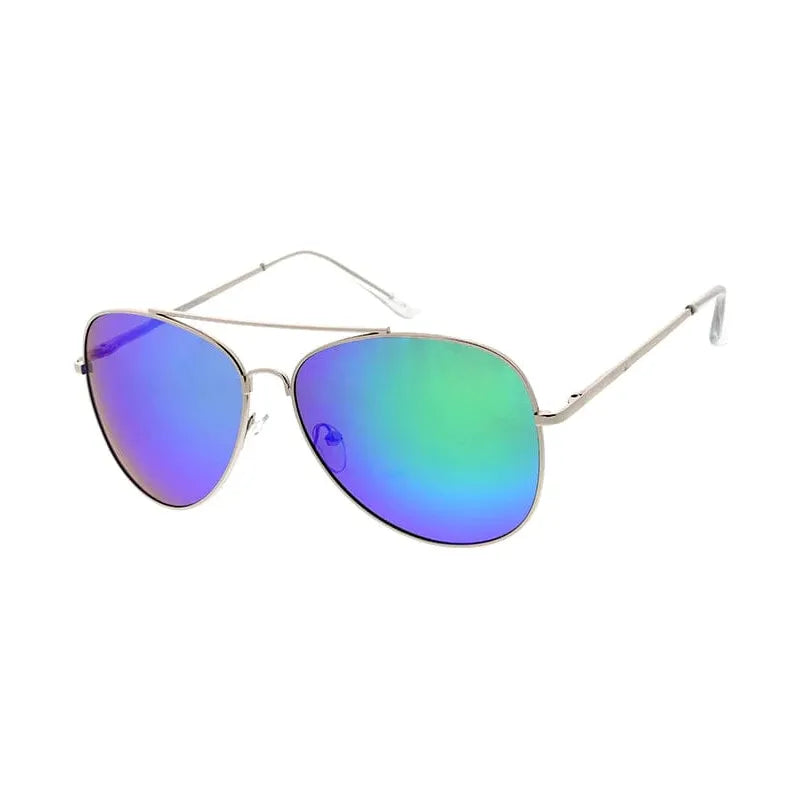 Unisex Large Metal Sunglasses
