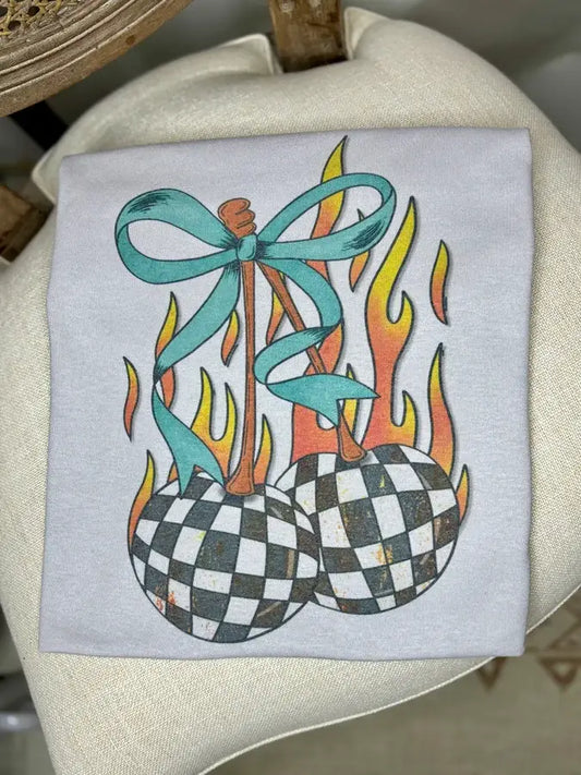 Checkered Cherries T-Shirt