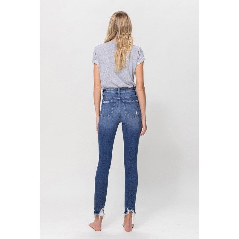 High Rise Ankle Skinny Jeans