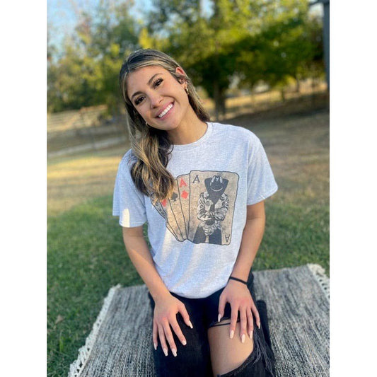 Cowboy on a Hand of Aces T-Shirt