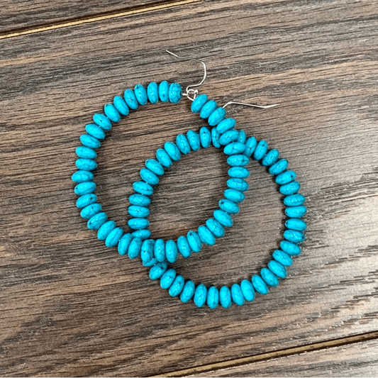 2.5" Long 8mm Beaded Hoop