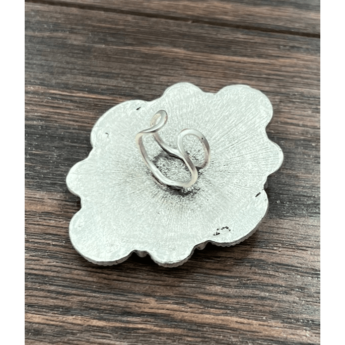 Monster Size White Turquoise Adjustable Ring