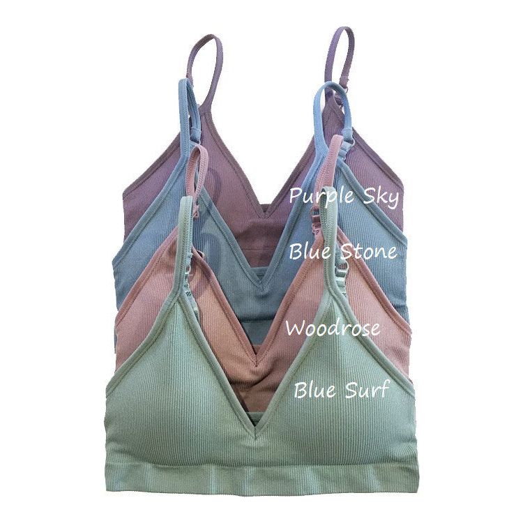 Ribbed Seamless Bralette