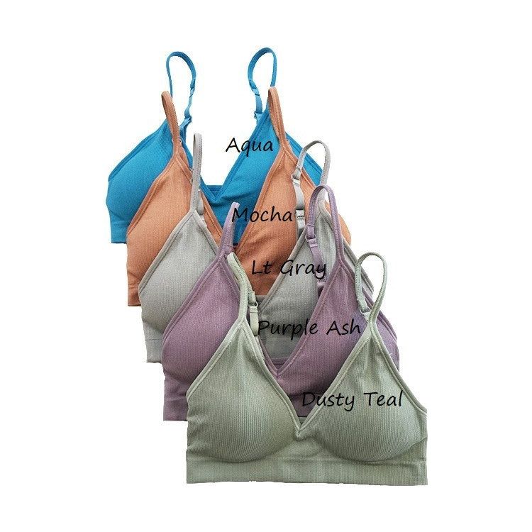 Ribbed Seamless Bralette