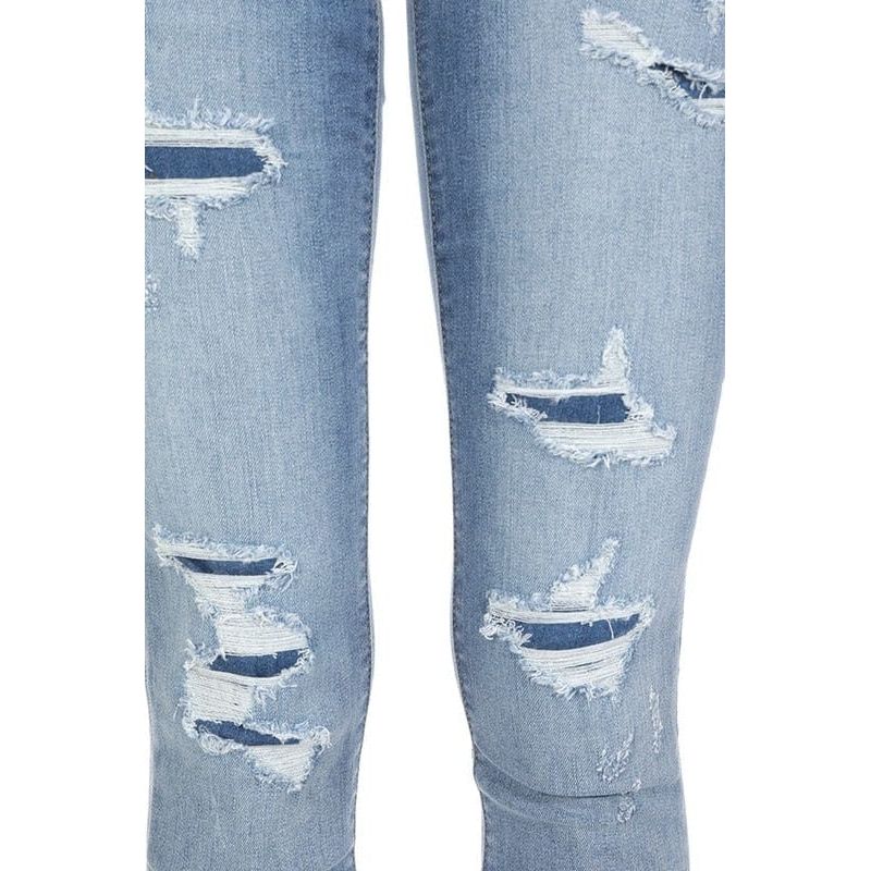 Patched Skinny, Mid-rise