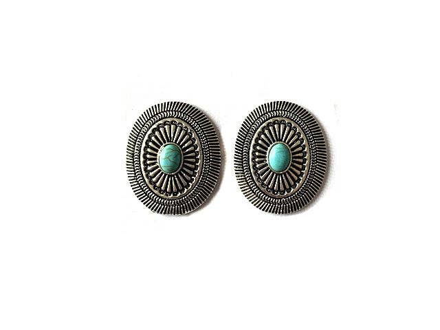 Western Concho Earring