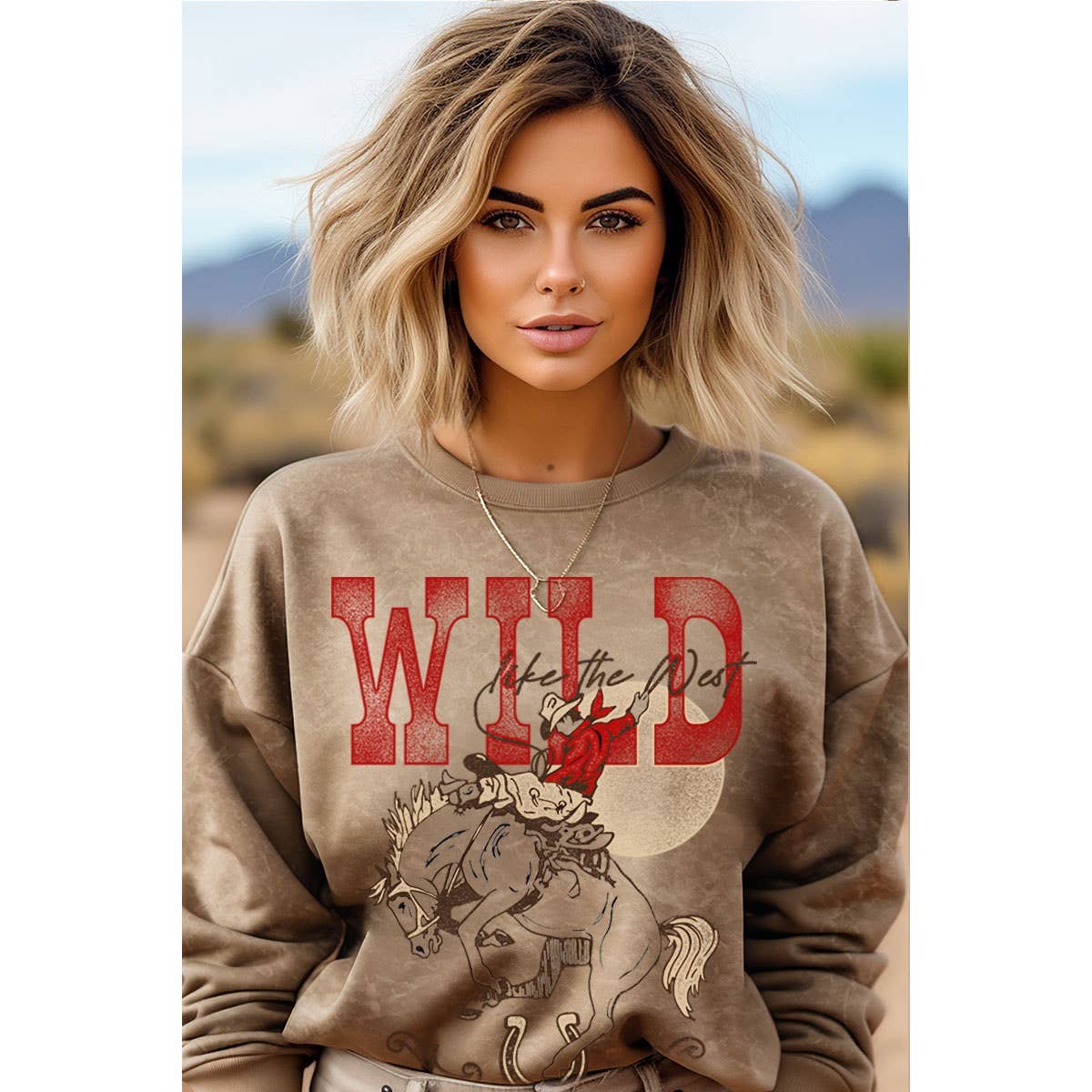 WILD LIKE THE WEST MINERAL GRAPHIC SWEATWHIRTS