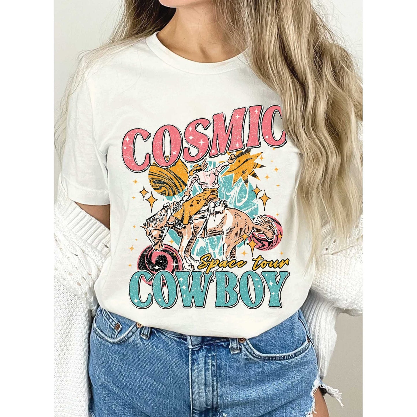 Cosmic Cowboy Graphic Tshirts